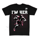I'M HER TEE - BLACK