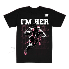 I'M HER TEE - BLACK