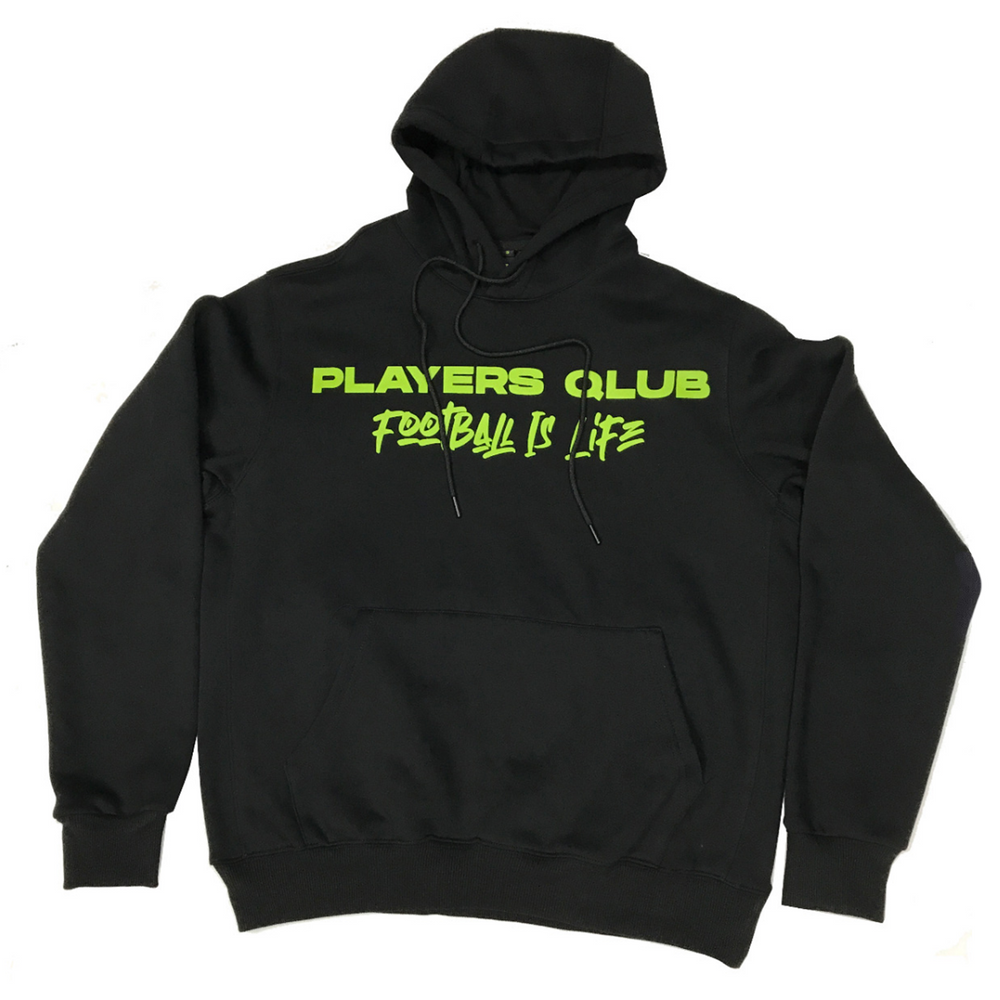 Adult Football Is Life Fleece Hoodie