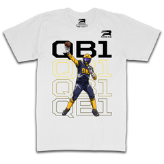 Quarterback 1 Tee - White