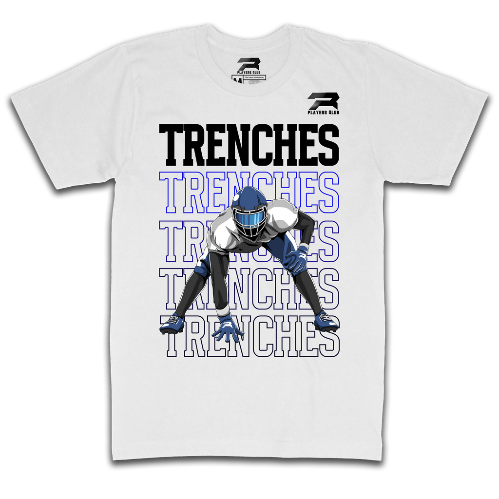 Trenches Tee - White - Players Qlub