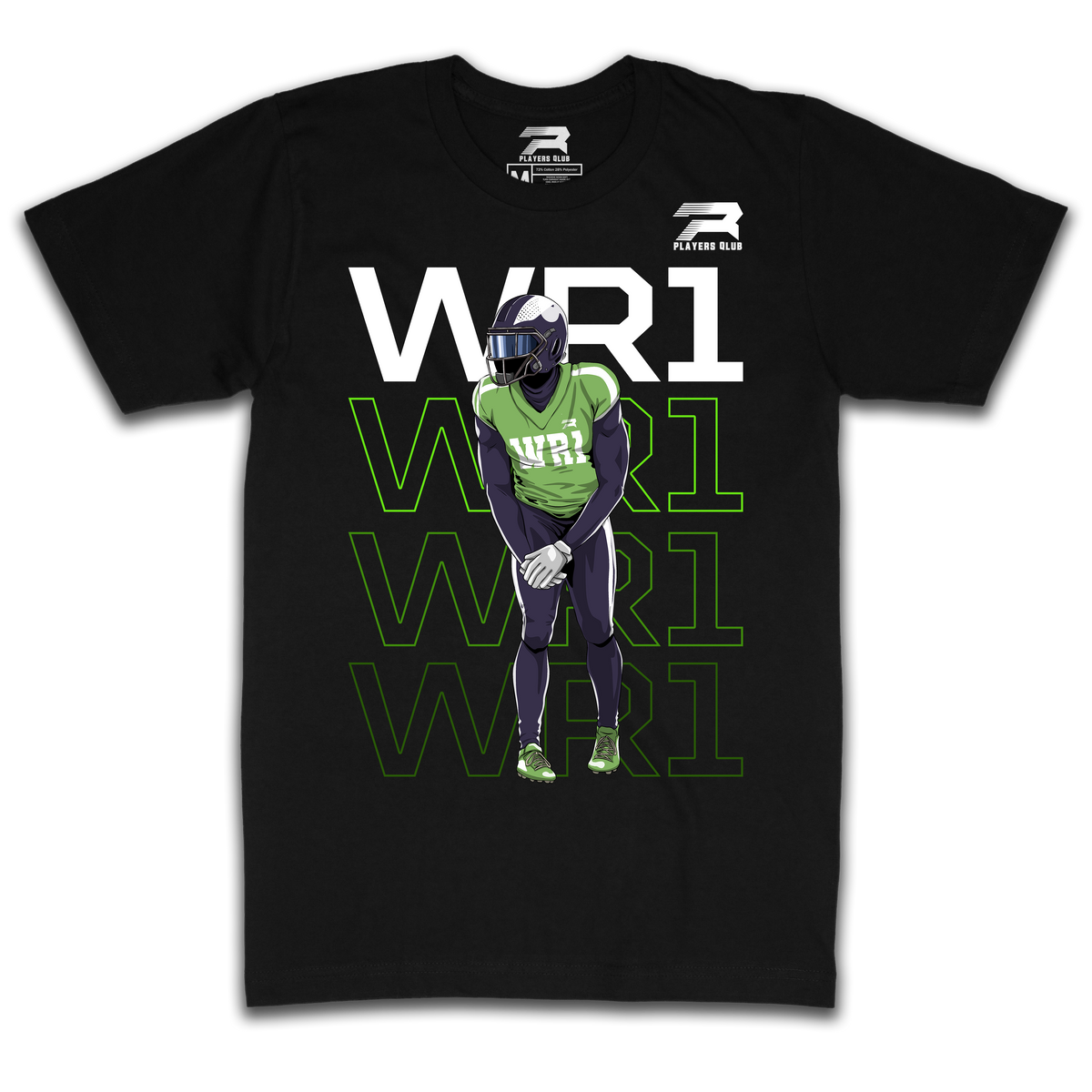 Wide Receiver 1 Tee - Black