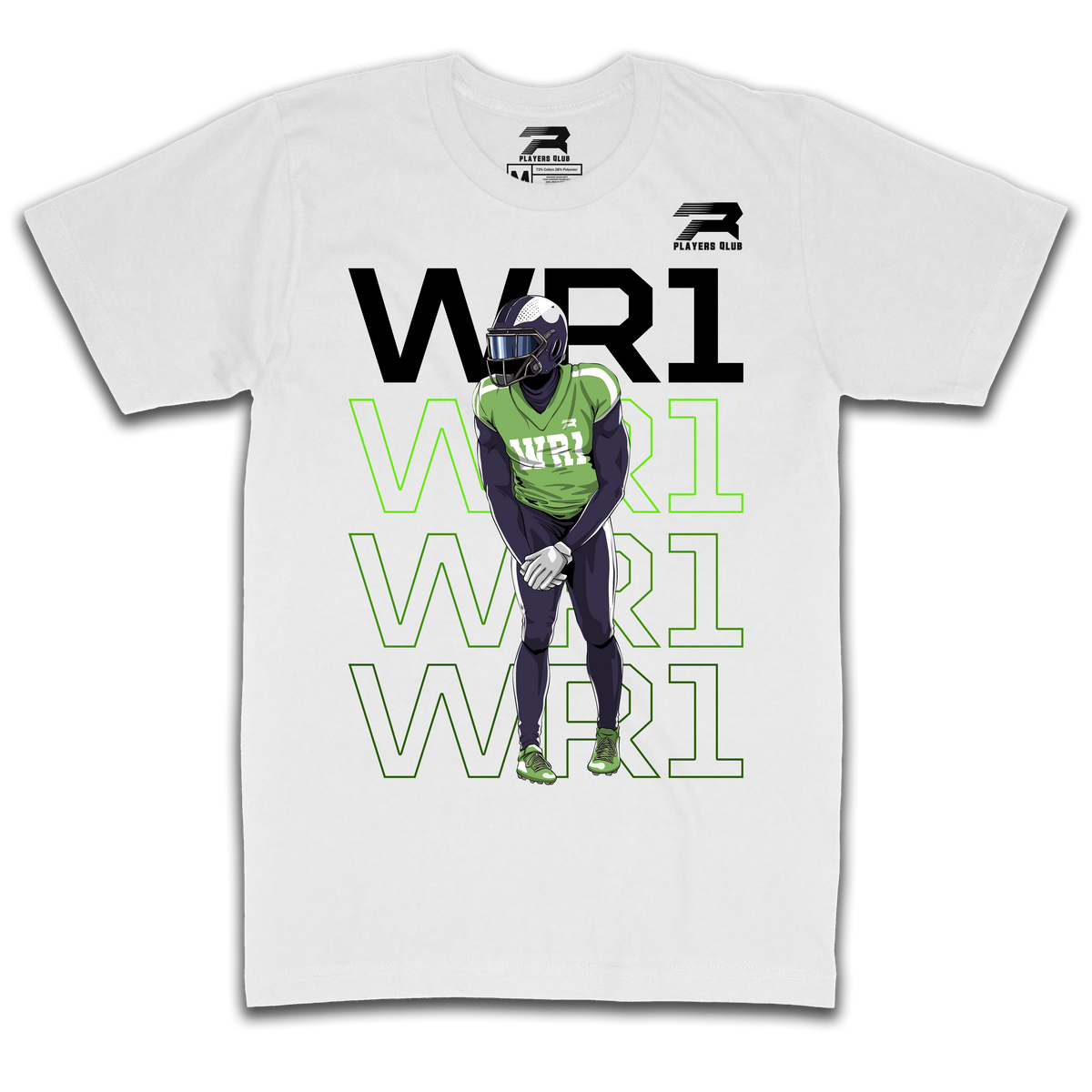 Wide Receiver 1 Tee - White